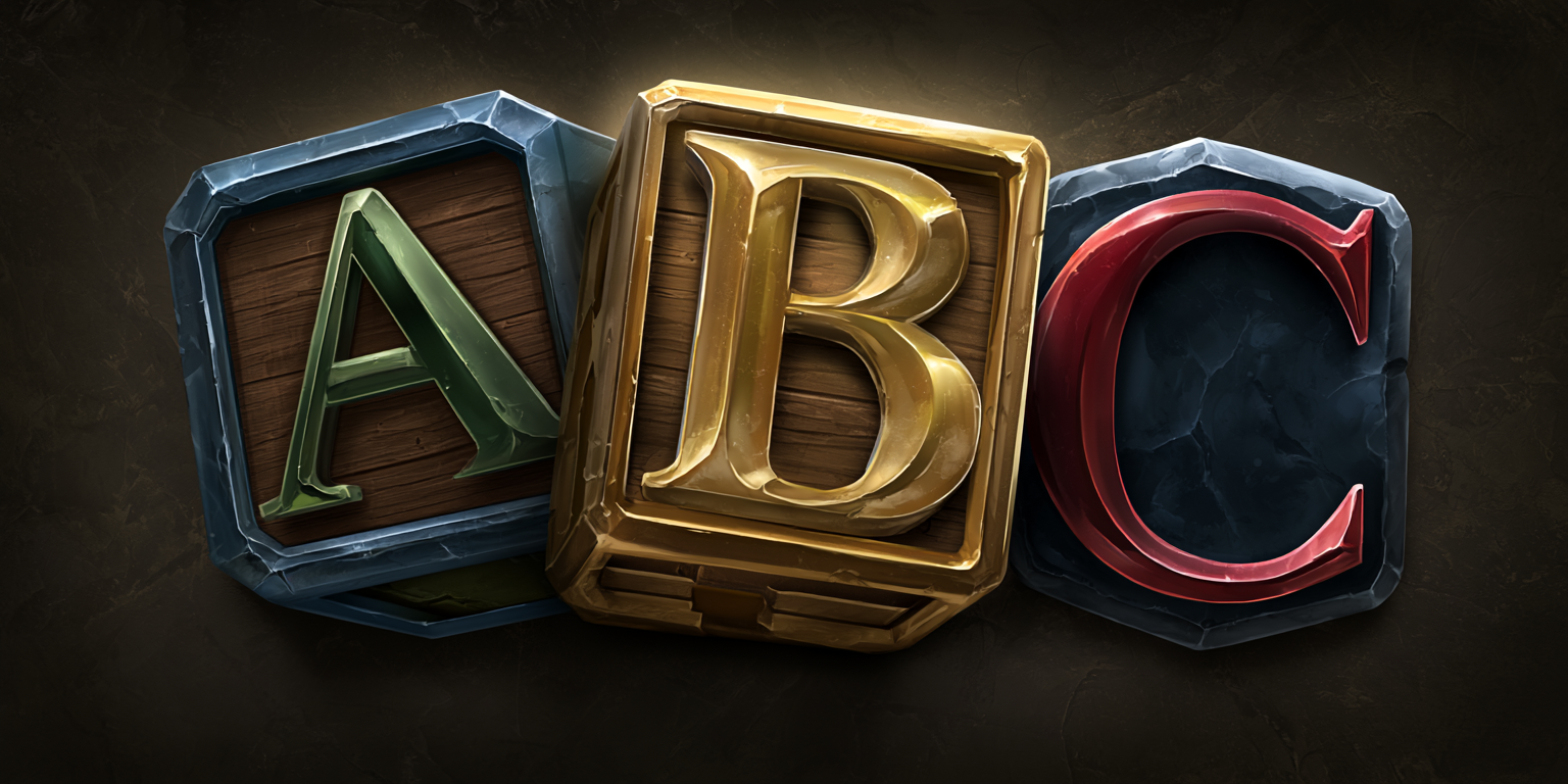 AbcDonjon — roguelite de mots croisés