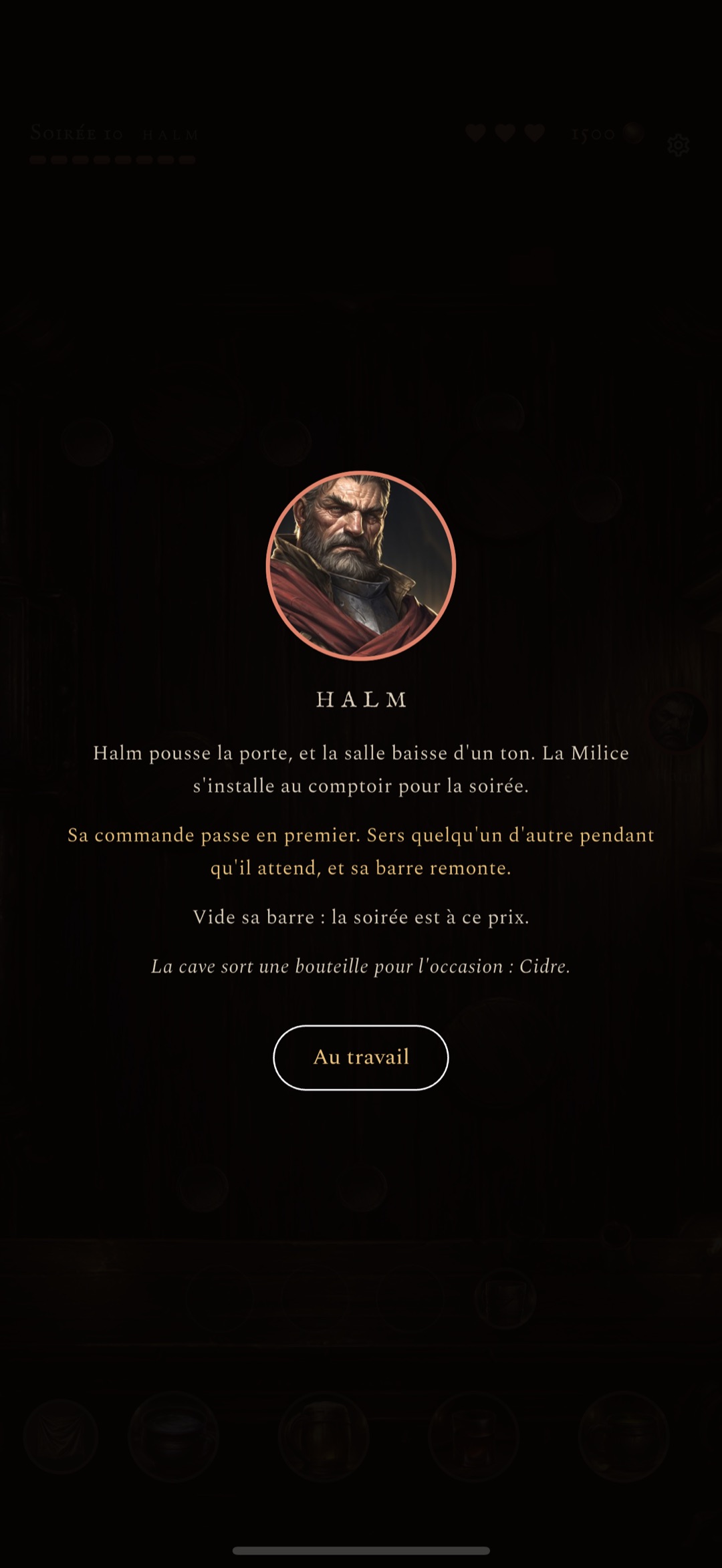 Murudenu Tavern — Halm prend le comptoir